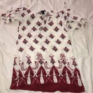 off the shoulder blouse